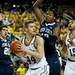 Michigan freshman Max Bielfeldt looks to pass in the first half of the game against Penn State on Sunday, Feb. 17. Daniel Brenner I AnnArbor.com